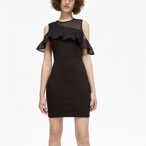 French Connection Lore Lula Ponte Cold Shoulder